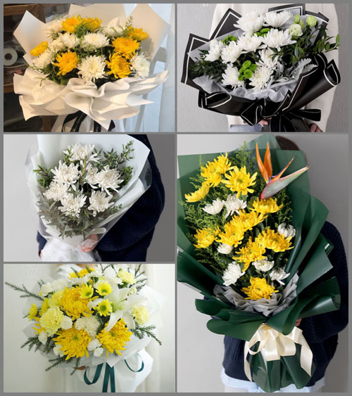 贵州贵阳息烽县石硐镇玉龙村白事花束代送